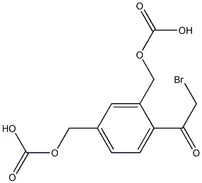 4-溴乙酰基亚苯基-1,3-碳酸二甲酯